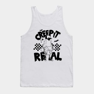 Creep It Real Ghost Skateboard Tank Top